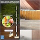 image 9 of Decking Stain Brush Kit with Metal Handle, Spare Brush Head and 3" Paint Brush