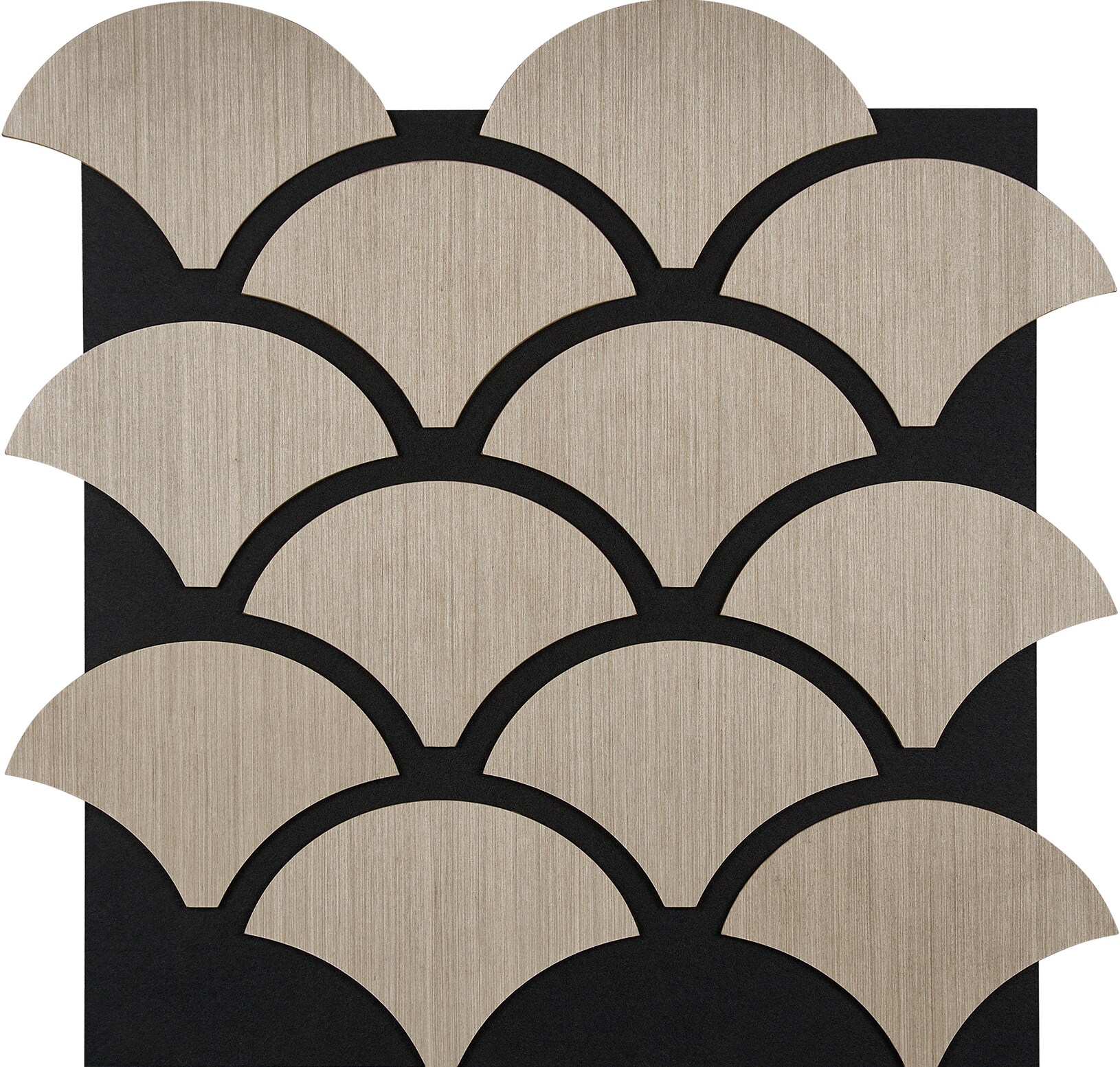 Fuse Acoustic Wall Panels Fuse Acoustic Wooden Shell Wall Panel in Grey Oak