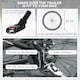 image 7 of HOMCOM 2 Seat Bike Trailer with 5 Point Harness, for 18+ Months, Blue