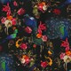 image 1 of Erismann Instawalls Peacock Textured Wallpaper - Multicoloured - 32.1ft x 21in Multi