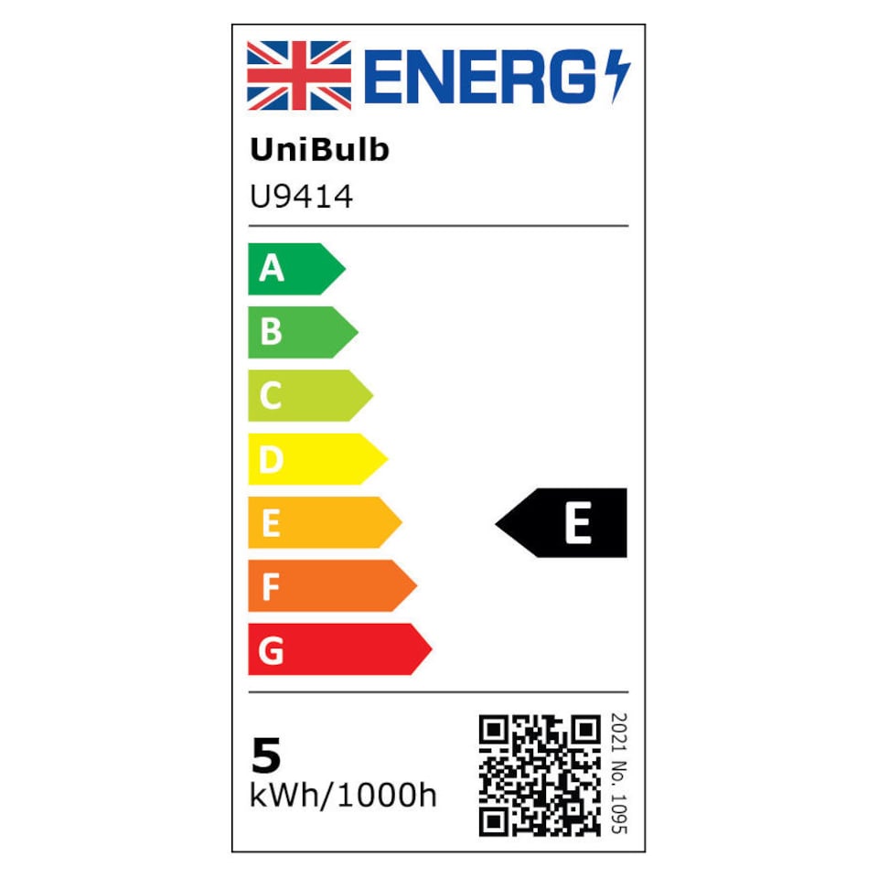 image 1 of UniBulb LED Golf Ball E14 Small Edison Screw (SES) 470lm 4.2W (Replaces 40W) 6500K (Daylight) Light Bulb - Pack of 3