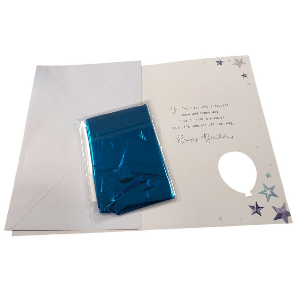 image 1 of To a Special Dad Happy Birthday Balloon Boutique Greeting Card