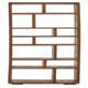 image 1 of Interiors by Premier Sheesham Wood Shelf Unit Brown