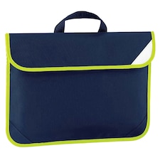 Quadra Enhanced-Vis Book Bag - 4 Litres - French Navy - One Size Blue
