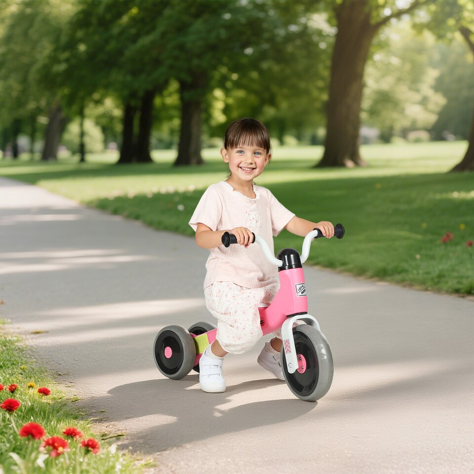 image 1 of AIYAPLAY Baby Balance Bike for 1-3 Years Boys Girls, Toddler Balance Bike with No Pedal, 3 Silence Wheels, Safe Limited Steer, for Indoor Outdoor Riding | Pink