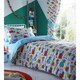 image 1 of Kids Club Bright Trucks Duvet Cover Set - Multicoloured - Single Multi | Single