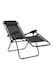 image 3 of Mountain Warehouse Reclining Chair with Padded Head Cushion Outdoor Furniture | Black