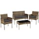 image 1 of Rattan Garden Furniture Palese - for 4 people, weather resistant | Cream | nature | 57 x 104 x 79 cm | 1