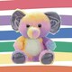 image 4 of Luxury Rainbow Elephant Plush 25cm - Cuddle Crew