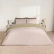 image 5 of OHS Reversible Microfibre Duvet Cover and Pillowcase Bedding Set, Double - Natural/Sage