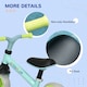 image 7 of AIYAPLAY 8" Baby Balance Bike with Adjustable Seat, Lightweight Training Bike for Children with EVA Wheels, Easy Installation, No Pedals, for Ages 18-48 Months - Green | Green