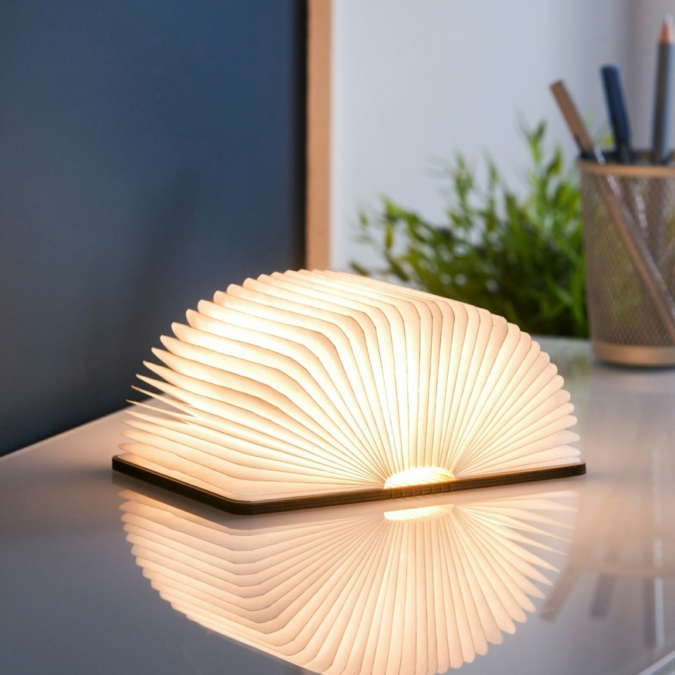 image 1 of Gingko LED Mini Smart Book Desk Light N/A | Maple