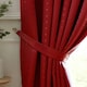 image 2 of Adison Lined Pencil Pleat Taped Curtains - 168cm x 137cm - Red