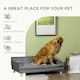 image 6 of PawHut Dog Sofa w/ Legs, Water-Resistant Fabric for Large, Medium Dogs - Grey