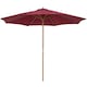 image 1 of Outsunny 3(m) Garden Parasol Sun Shade Outdoor Umbrella Canopy Red
