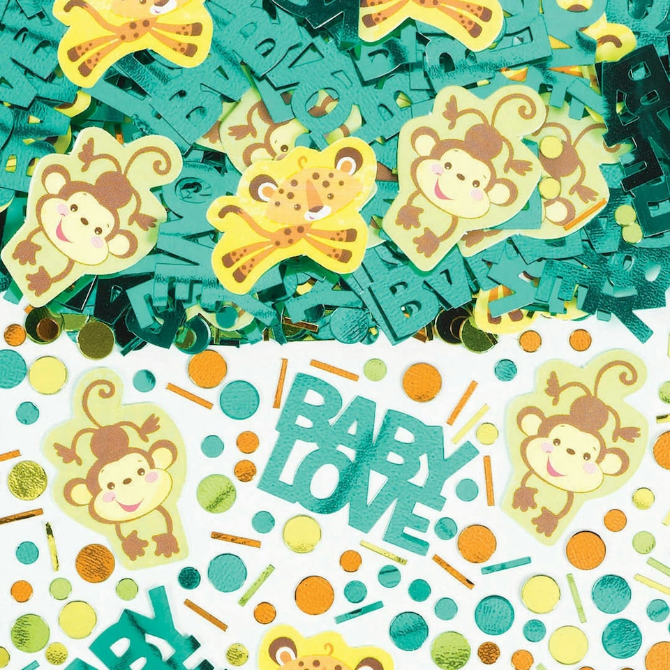 Amscan Fisher Price Confetti - Green/Yellow - One Size