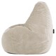 image 4 of Dalton Kids Beanbag Corduroy Natural Beige Set of 2 | Cream | Beige | M | 2