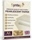 image 1 of Pack of 10 Pale Ivory Quarzo Paper - 120gsm Ivory