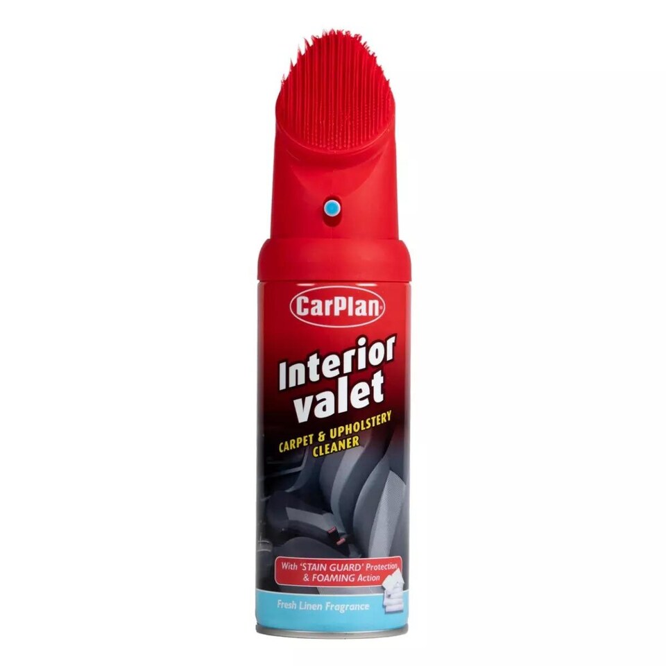 image 1 of CarPlan IVC400 Interior Valet 400ml with Brush - Carpet & Upholstery Cleaner x6