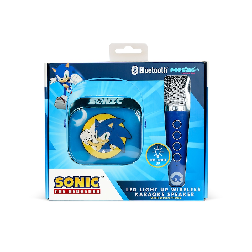 image 1 of OTL Sonic Popsing LED light up wireless Karaoke Speaker with Microphone