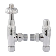 Heating Accessories Thermostatic Radiator Valve Pack, Chrome