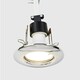 image 2 of ValueLights Downlight Chrome Silver Downlight and GU10 Spotlight LED 5W Warm White 3000K Bulb