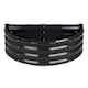 image 1 of Harbour Housewares Raised Garden Bed - Anthracite Semi-Circle Bottomless Galvanised Steel Metal Planter Box 90 x 45cm