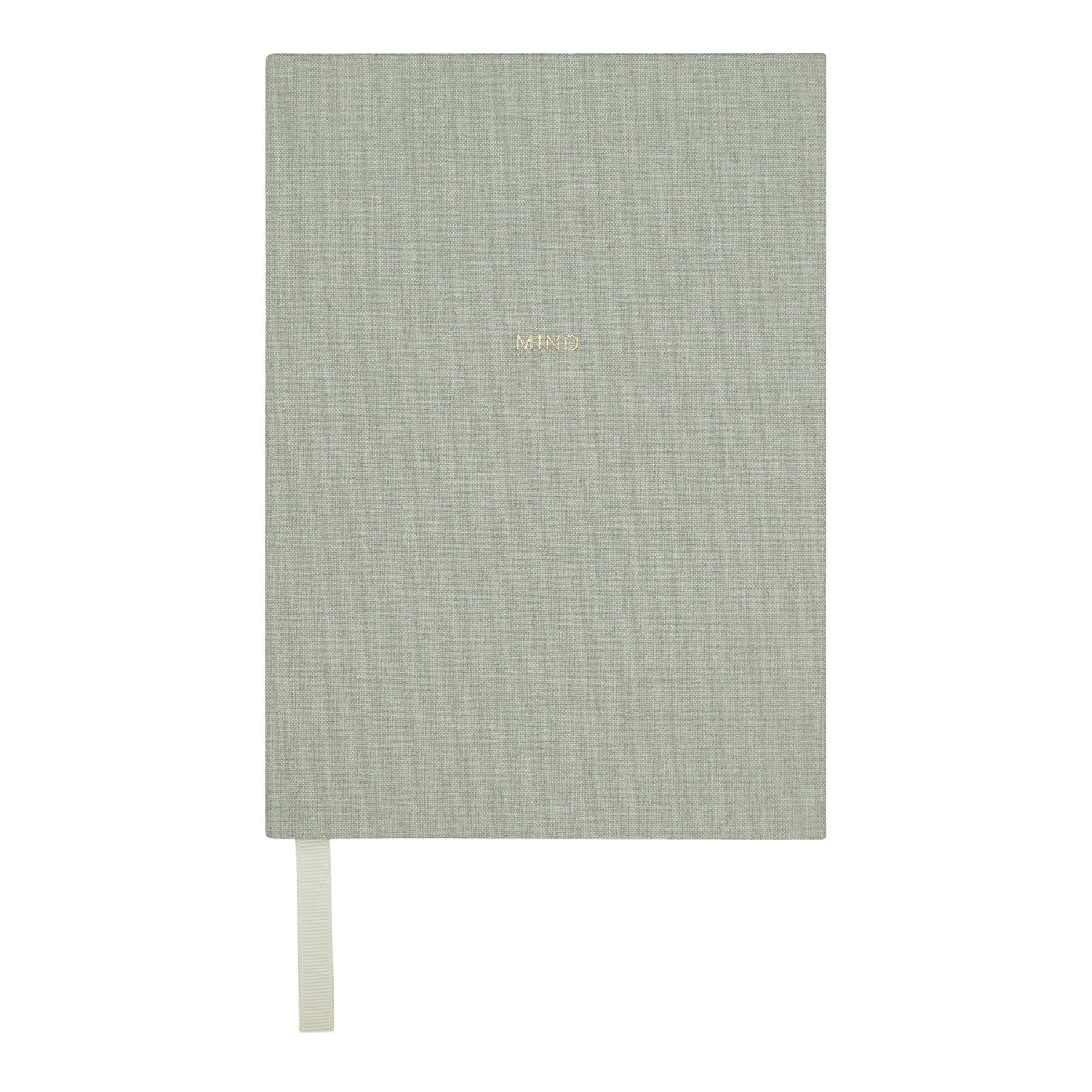 Vinga Mind Recycled Paper Journal - Green - 1.8cm x 15.4cm x 21.6cm