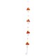 image 3 of Something Different Mushroom String Suncatcher | Red | Red/White/Yellow | One Size | 1