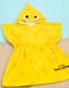 image 2 of Baby Shark Towel Poncho Kids | Girls Boys Yellow Animated Shark | Childrens Song Bath Swimwear Beach Towel With 3D Face Fins Teeth
