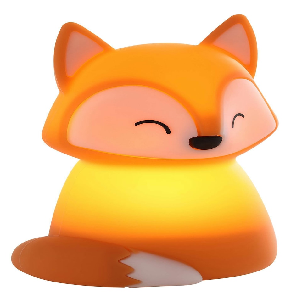 image 1 of EGLO Castellino Fox Night Light Table Lamp for Kids