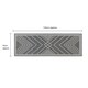 image 5 of JVLExpression Machine Washable Entrance Runner Doormat, 50x150cm - Stripes