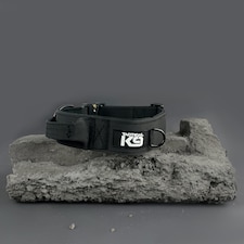 HugglePets Tactical K9 Endurance Dog Collar Black | S