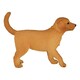 image 1 of MOJO Farmland Golden Retriever Puppy Toy Figure (387205)