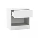 image 7 of 1-Drawer Bedside Table with Storage Grey | Cedar Grey / Set of 1