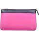 image 1 of Soft Leather RFID Protected Money / Credit Card / Phone Pouch / Purse Pink | Navy/Fuchsia