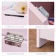 image 4 of HOMCOM 40x60cm Kids Storage Box Toy Organiser for Child 3 Yrs+ Bedroom Pink Pink | 60cm x 40cm x 48cm