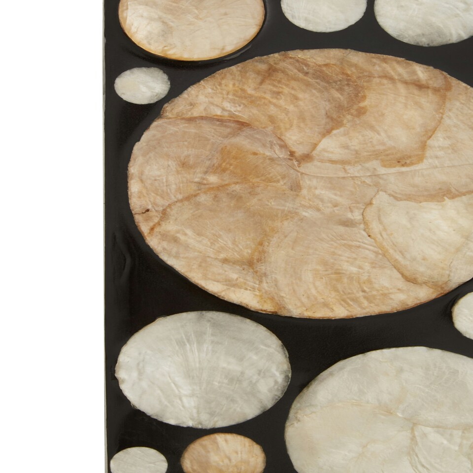 image 1 of Interiors by Premier Large Black White And Gold Wall Mirror Gold
