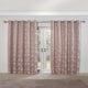 image 2 of Meadows Lined Eyelet Jacquard Curtains 116cm x 137cm Blush Pink | Pink | Pink