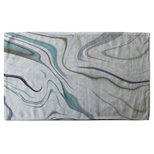 Blue Rippled Marble (Kitchen Towel)