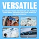image 7 of 3m 9ft Aluminium Telescopic Water Brush Fed Window Cleaner Home Car Diy
