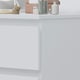 image 5 of FWStyle Stora 3 Drawer Dressing Table - Matt White White
