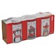 image 2 of 3pc Christmas Themed Storage 1L Tins Set Biscuits Coffee Sugar Tea Condiments | Multi | Animals | 3