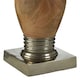 image 3 of Interiors by Premier Curved Tabor Lamp Base Brown