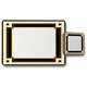 image 2 of Art Deco Black & Gold (Placemat & Coaster Set)