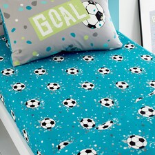Bedlam Goal Fitted Bed Sheet Grey