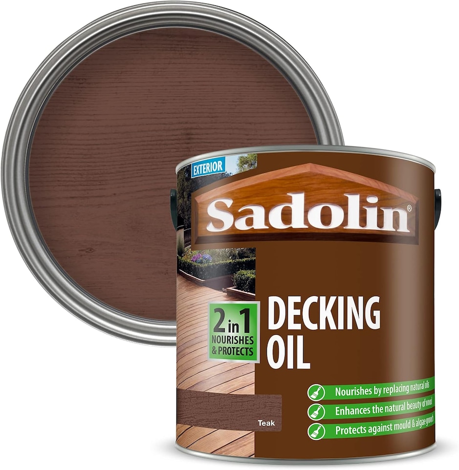 image 1 of Sadolin Decking Oil - Teak - 2.5L
