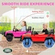 image 6 of AIYAPLAY Kids Ride On Car, 12V Battery-Powered Electric Car with Remote Pink