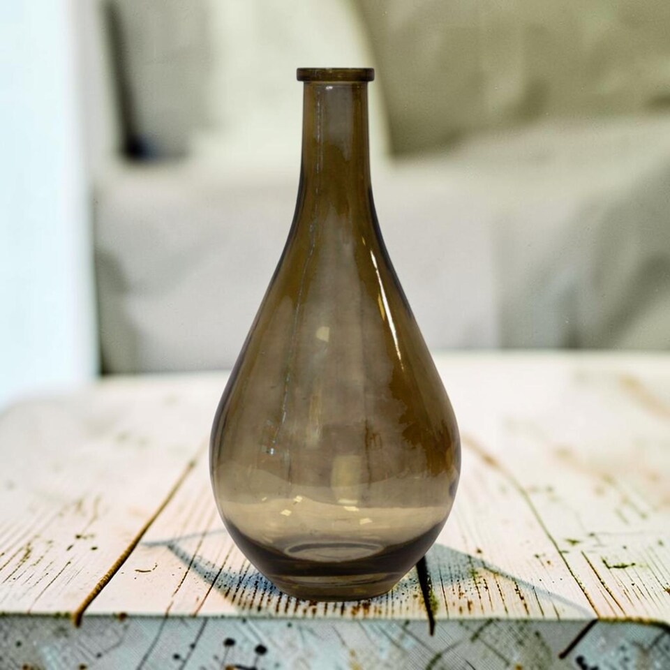 image 1 of Olive Green Tall Bud Vase