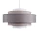image 1 of ValueLights Hampshire Grey Ceiling Pendant Light Shade & Bulb | Grey